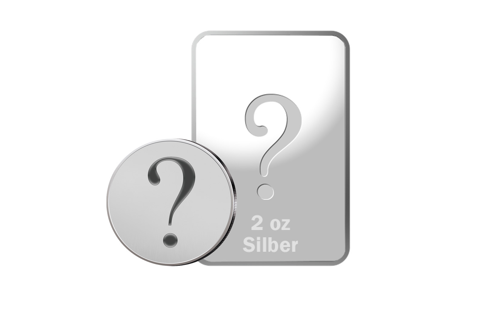 Silber-Konvolut - 2 Unzen Barren unserer Wahl inkl. Sammlermünze