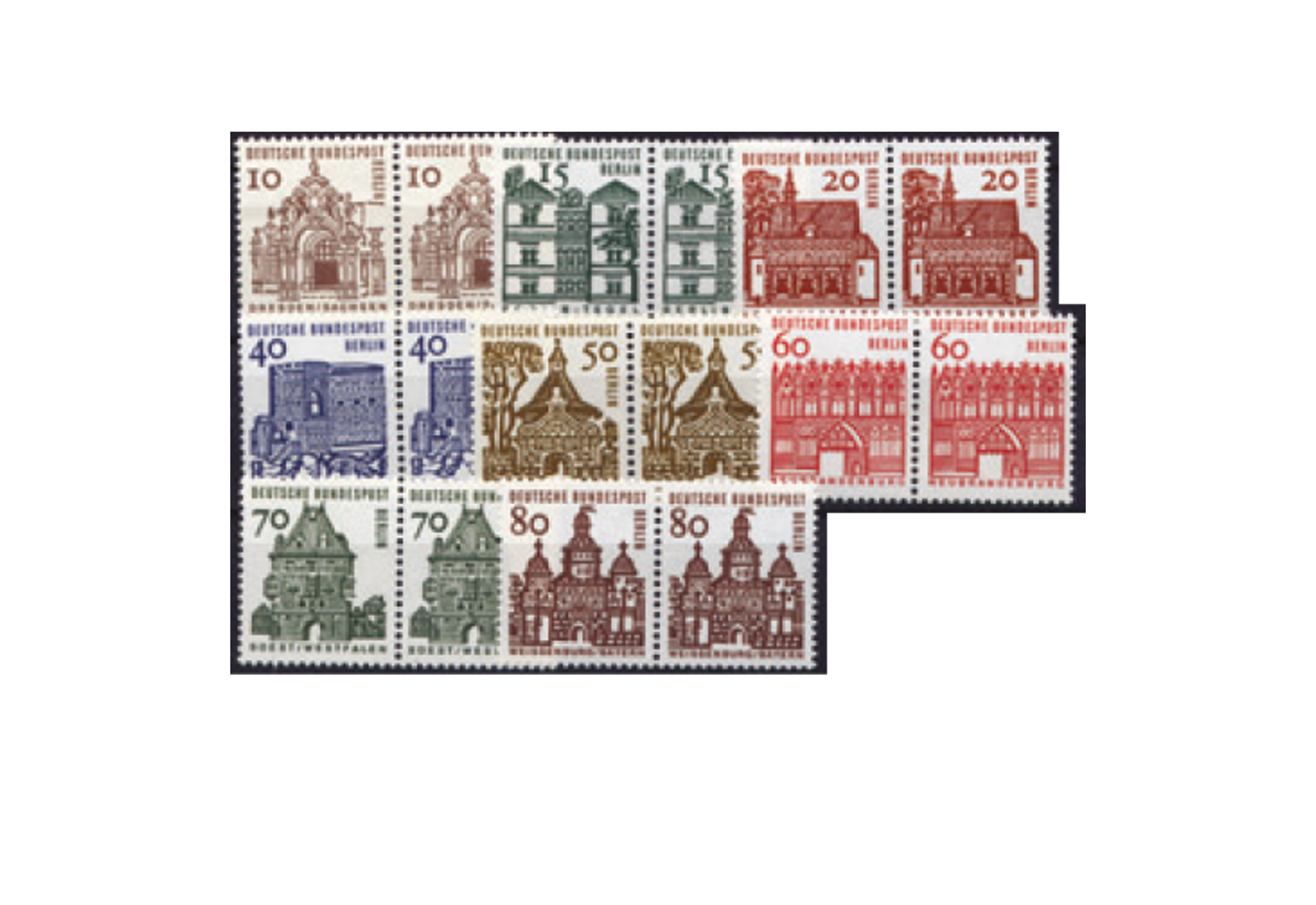 Berlin MiNr: 242-249 PA **