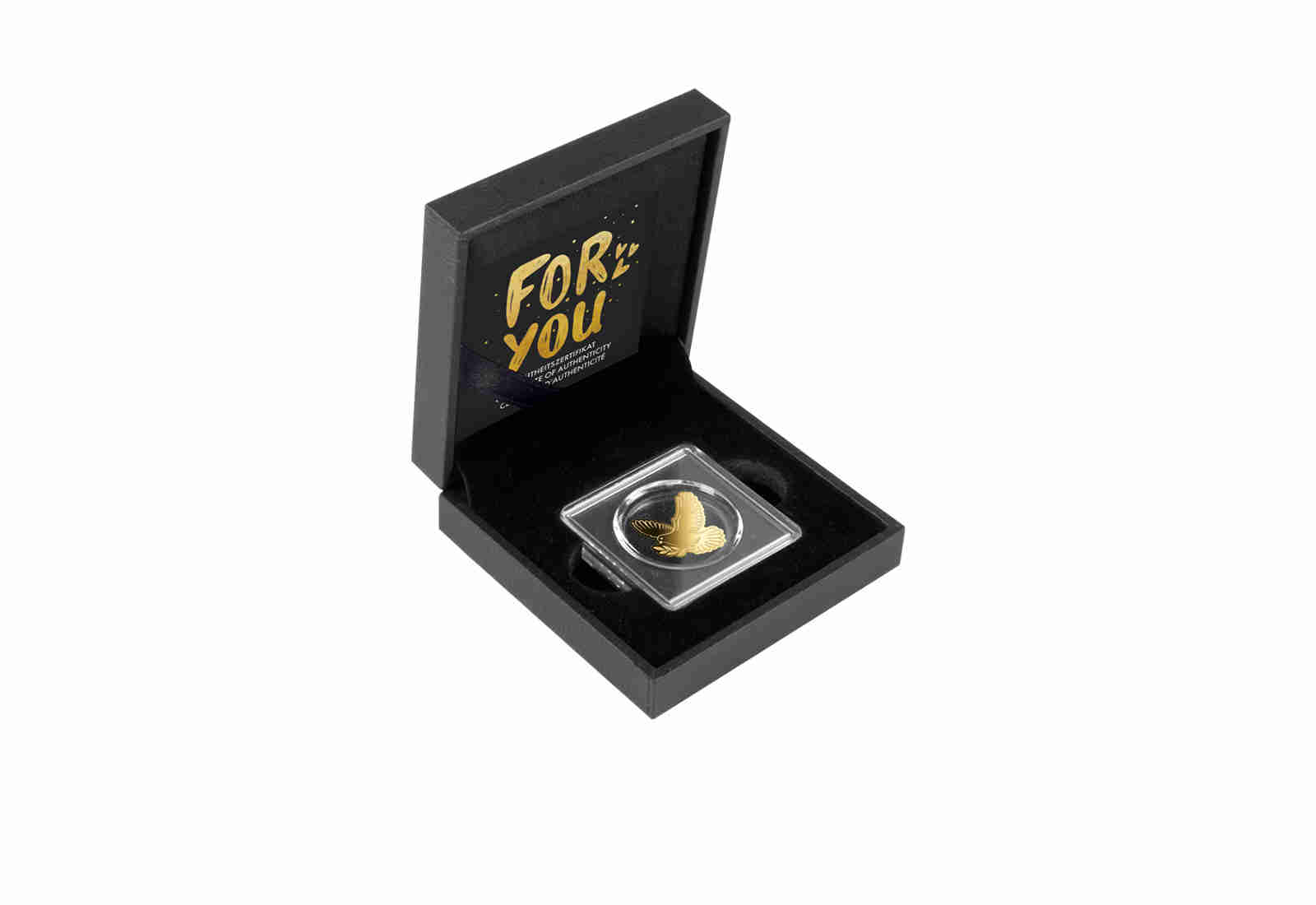 Goldausgabe Motiv Friedenstaube 999/1000 Gold