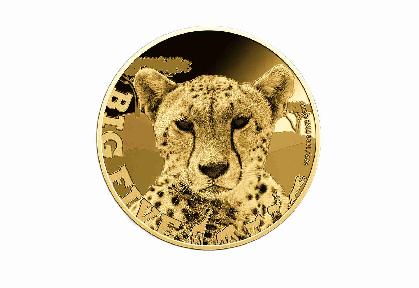 Goldmünzen-Kollektion "Big Five of Africa" im Sammler-Service