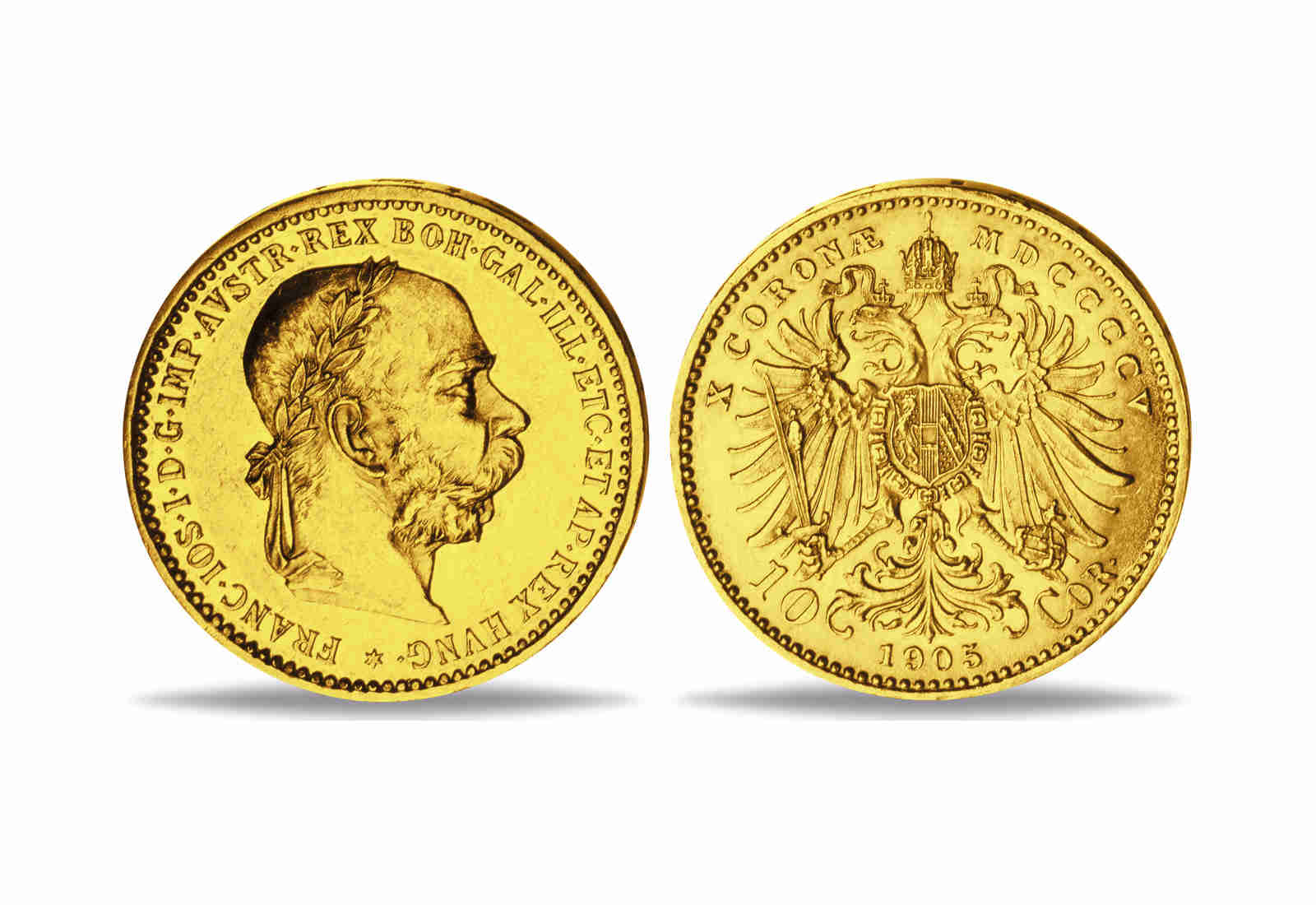 Goldmünzen Berühmtesten Kaiser Europas Napoleon III. Franz Joseph I. Wilhelm I. im 3er Set