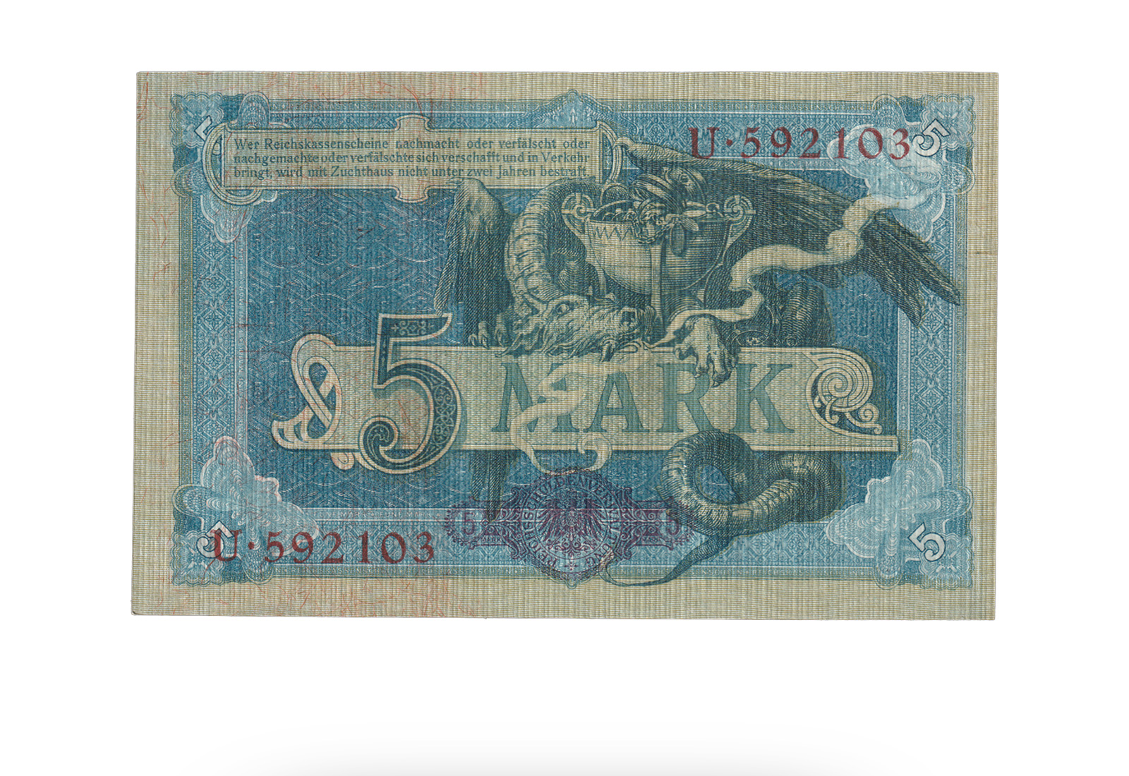 5 Mark Germania 1904 Kaiserreich