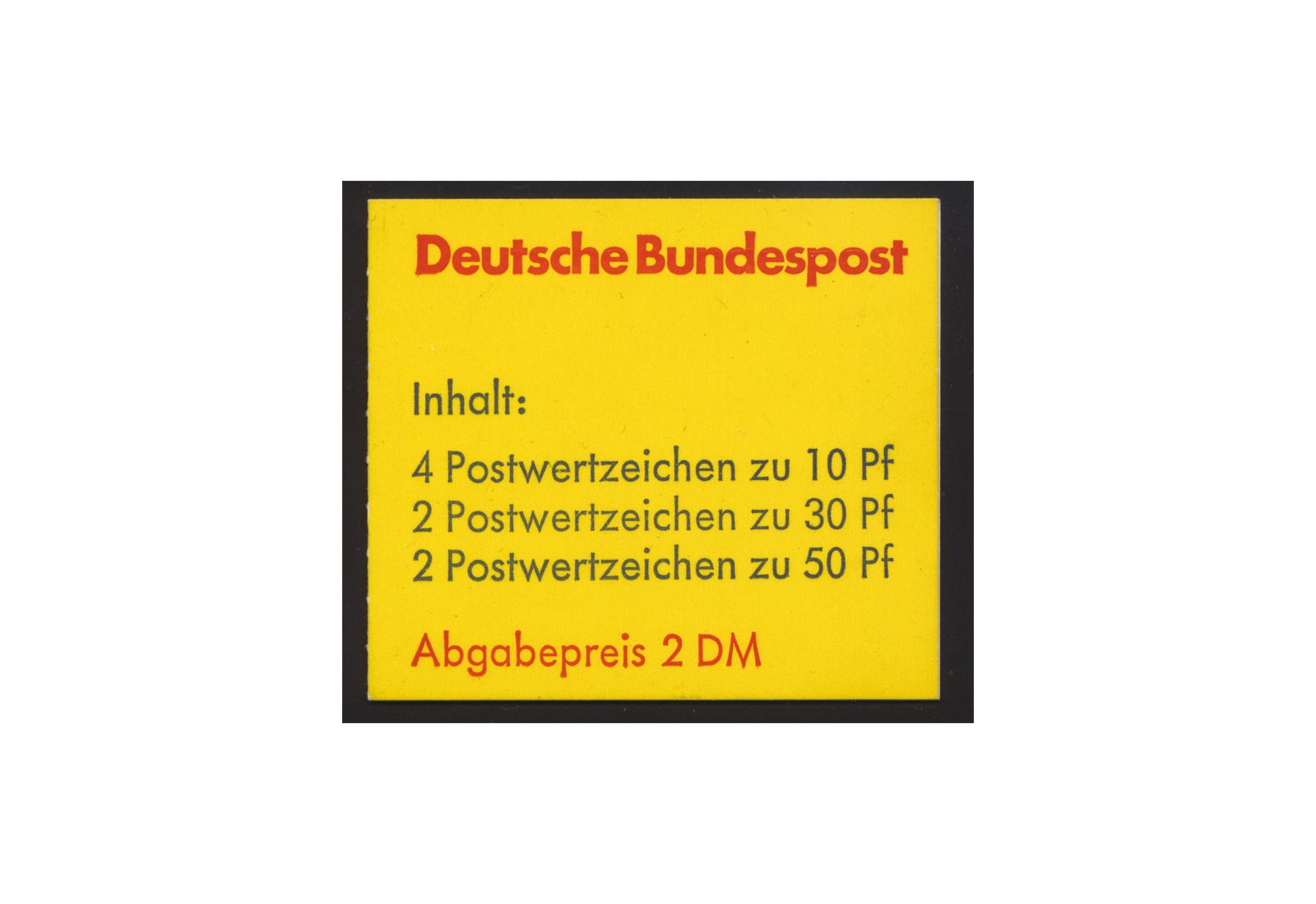 BRD Markenheftchen 22 1980 postfrisch