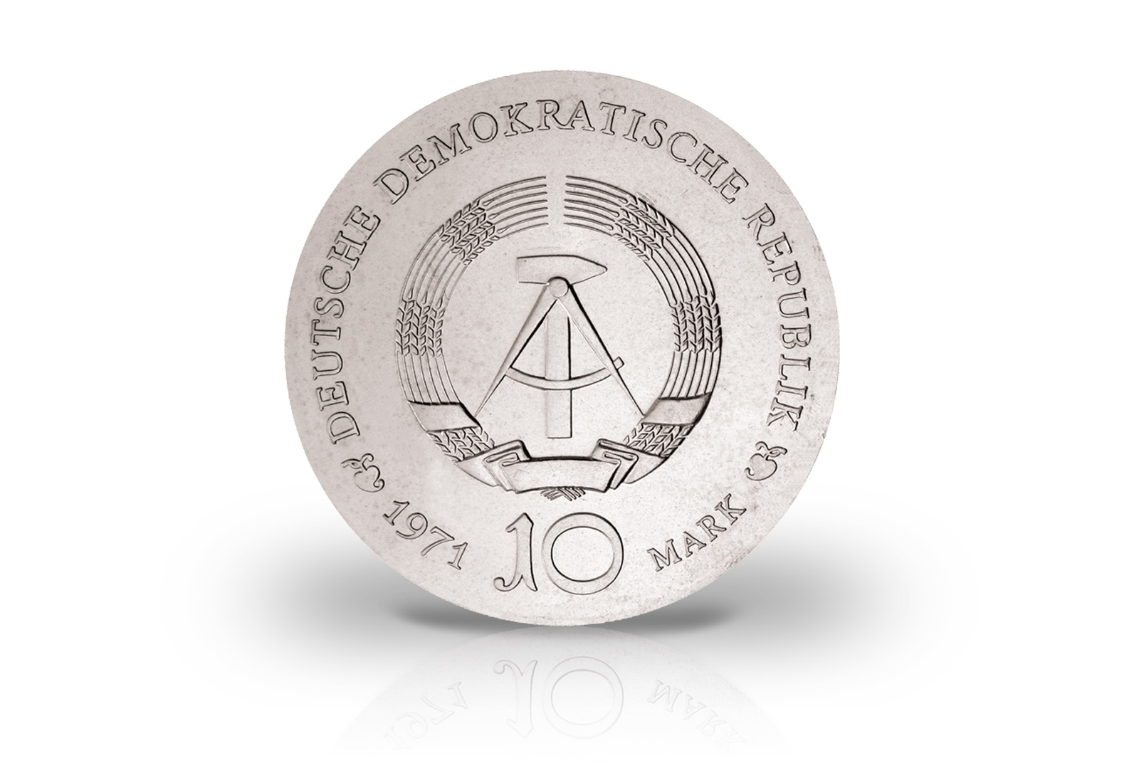 10 Mark Gedenkmünze 1971 DDR Albrecht Dürer Jaeger-Nr. 1532