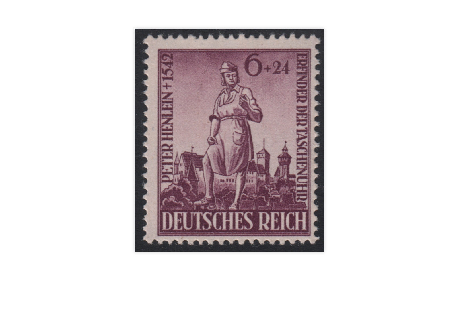 Briefmarke Deutsches Reich 400. Todestag von Peter Henlein 1942 Michel-Nr. 819 postfrisch