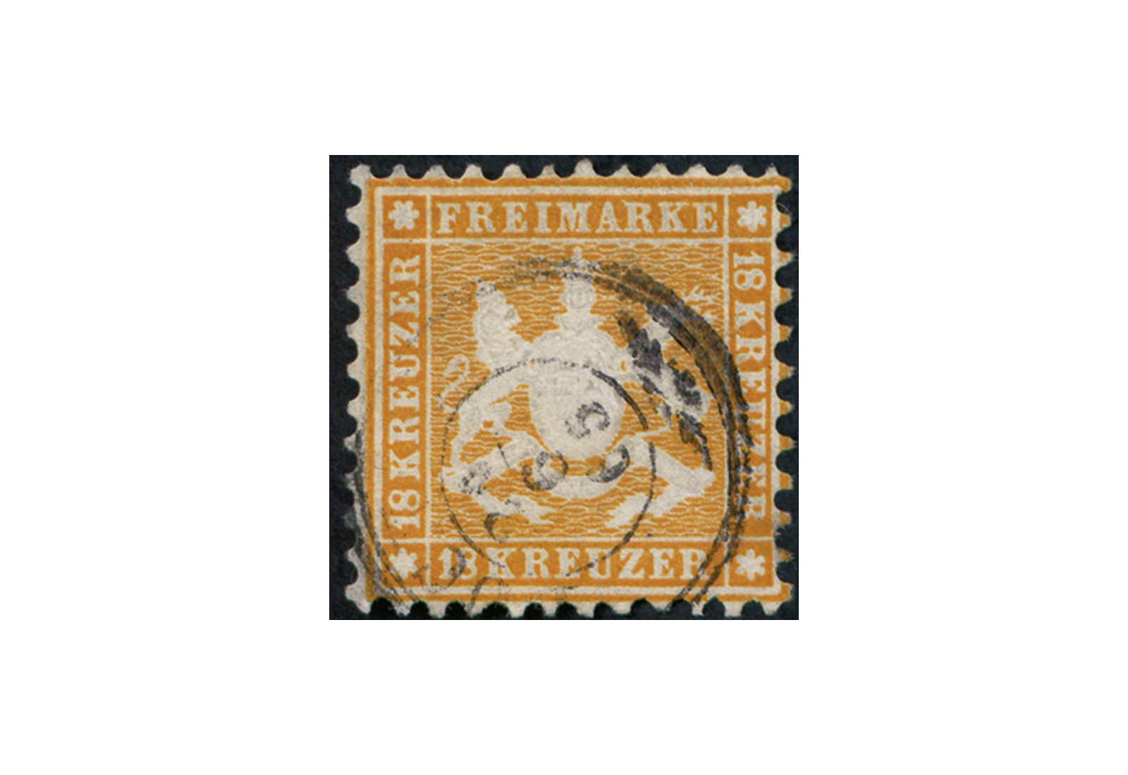 Briefmarke Altdeutschland Württemberg Freimarke 1863 Michel-Nr. 29 gestempelt