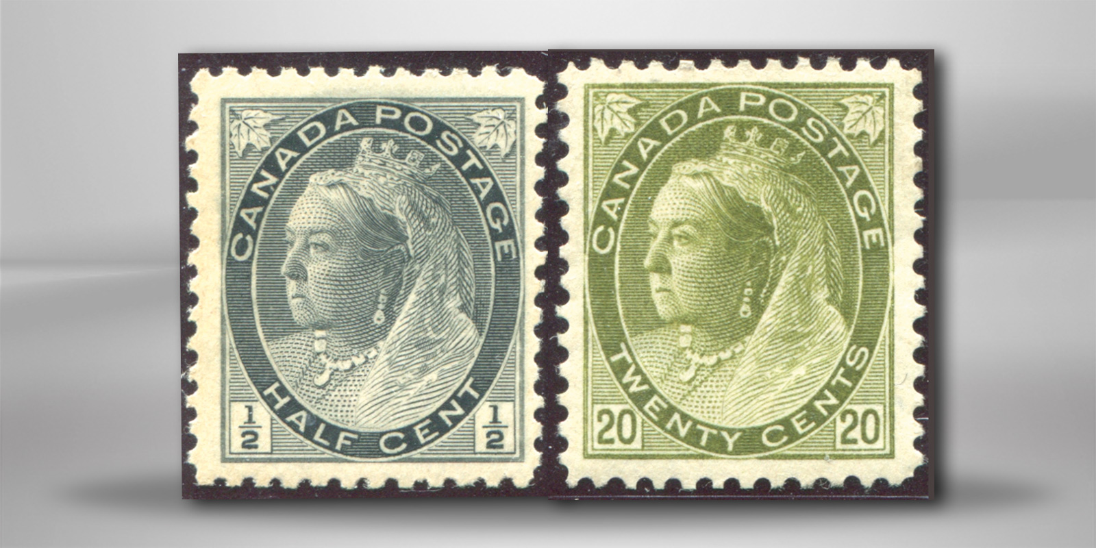 Kanada Königin Viktoria 1898 Mi.Nr. 62 und 72 **/*