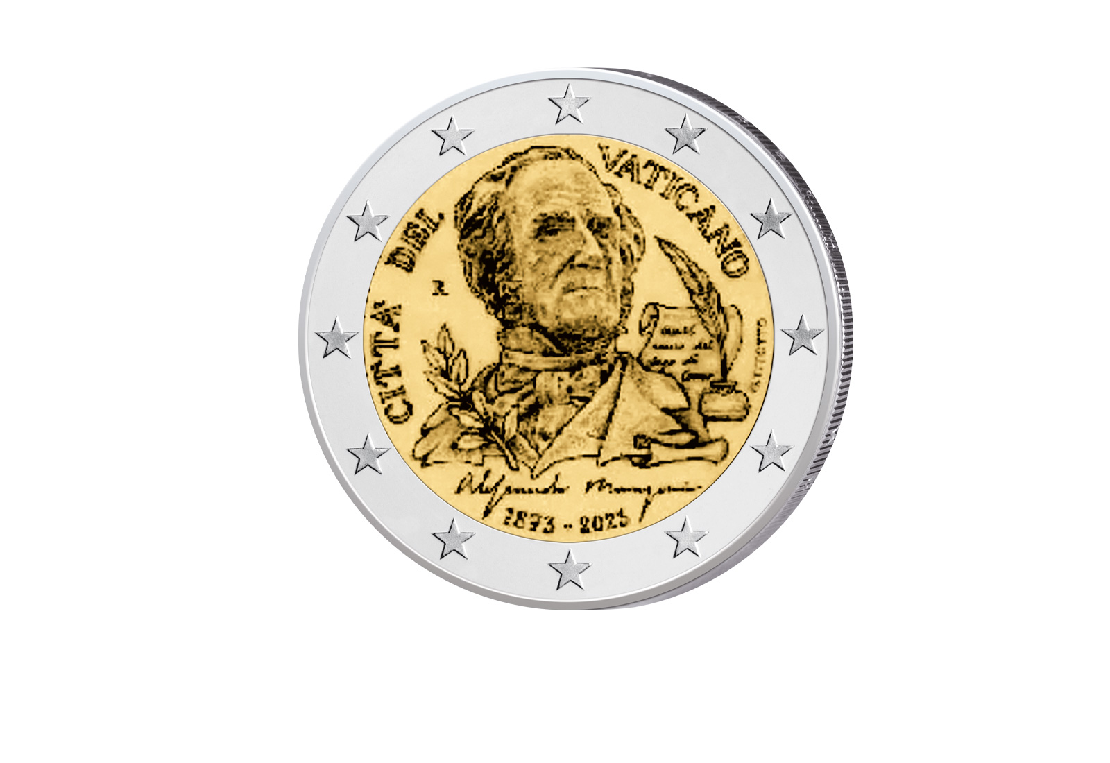 2 Euro 2023 Vatikan 150. Todestag von Alessandro Manzoni st