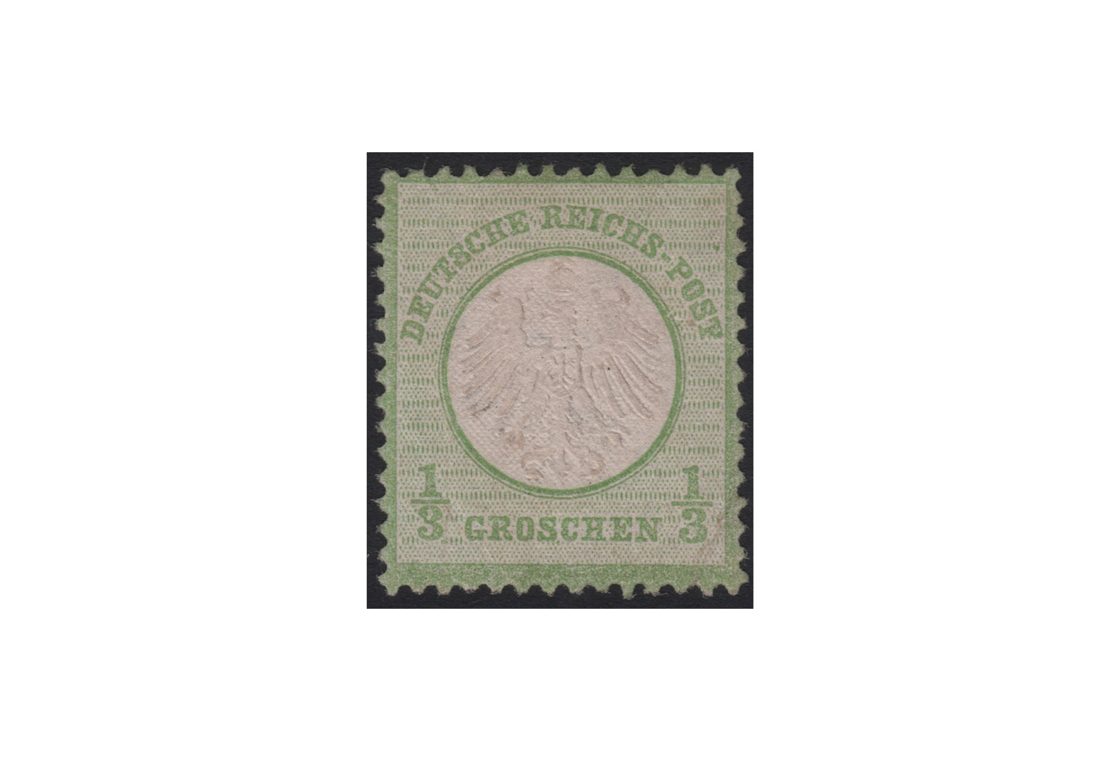 Biefmarke Deutsches Reich Brustschilde 1872 Michel-Nr. 2 ungebraucht ohne Gummierung