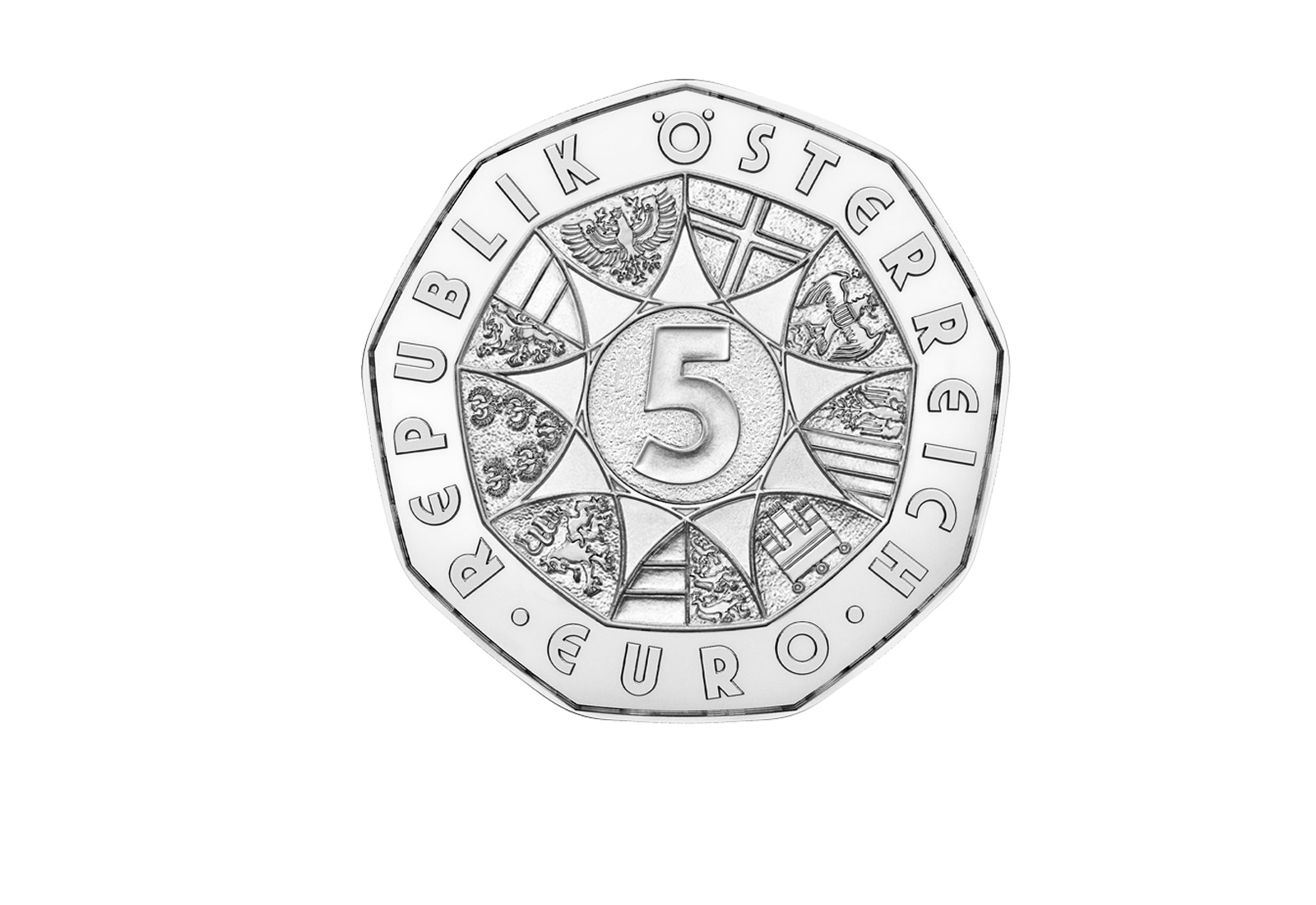 5 Euro 2025 Österreich 1/4 oz Silbermünze Narzissen - Ostermünze