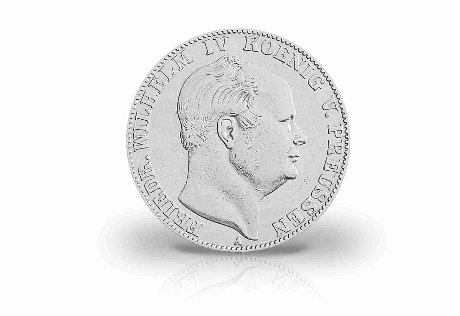 Ausbeutetaler 1857-1860 Preußen König Friedrich Wilhelm IV. Thun 263 , AKS 79