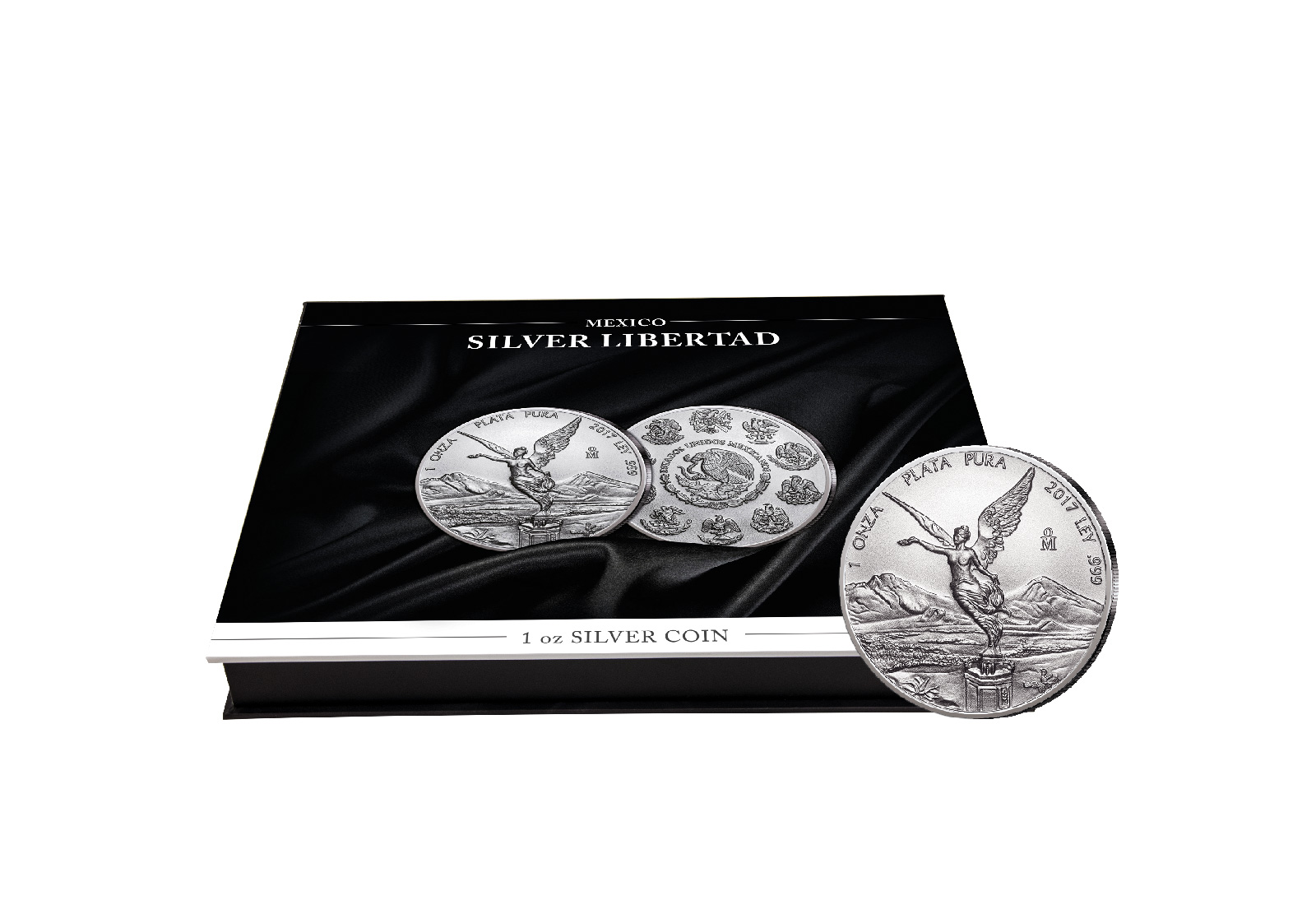 Münzkassette für 1 Unze Silber "Libertad"