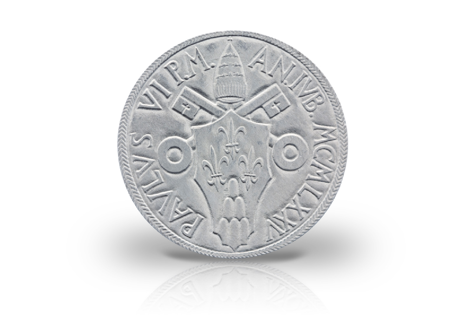 10 Lire 1975 Vatikan Papst Paul VI. Heiliges Jahr