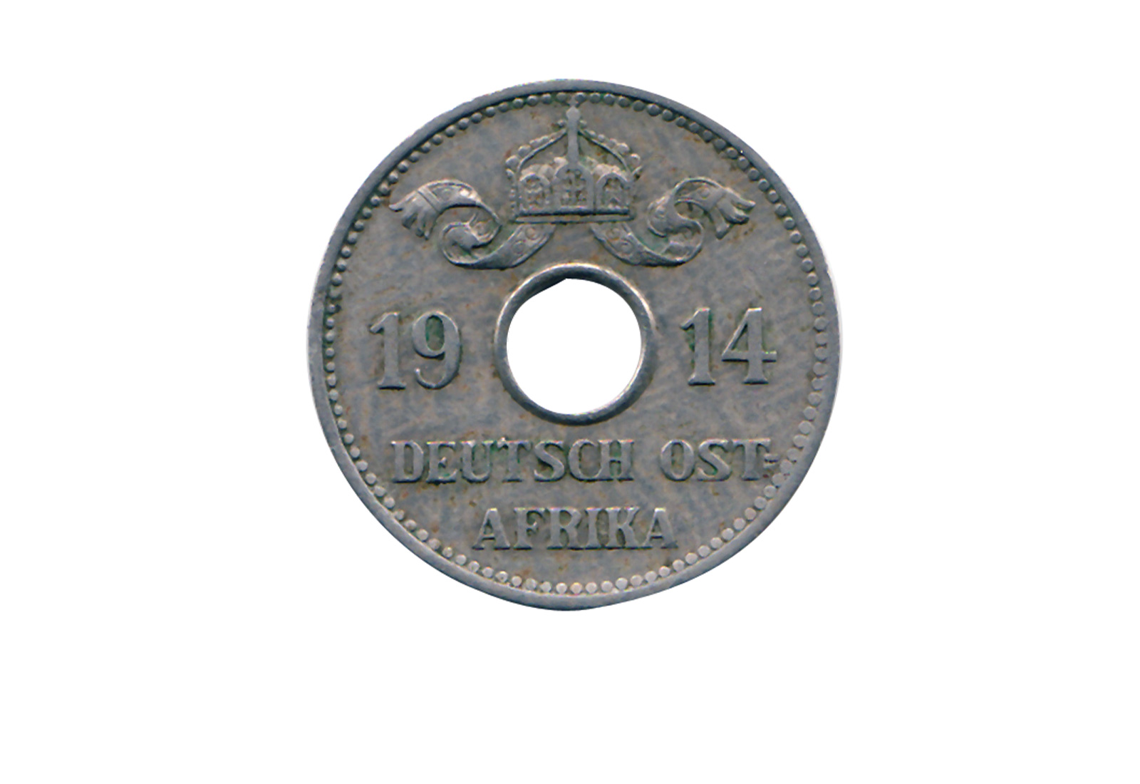 5 Heller 1913 - 1914 Deutsch - Ostafrika Jaeger-Nr. 718
