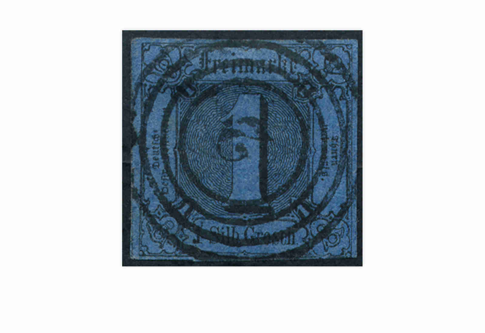 Briefmarke Altdeutschland Thurn und Taxis Freimarke 1852 Michel-Nr. 4 gestempelt