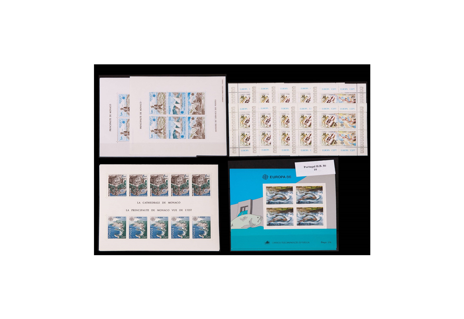 Briefmarken CEPT 25 verschiedene Blocks postfrisch per 10 Stück