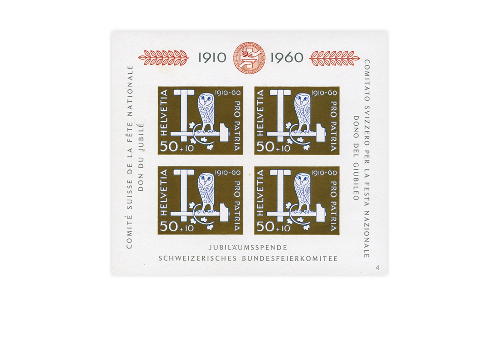 Schweiz Block 17 Pro Patria 1960 postfrisch