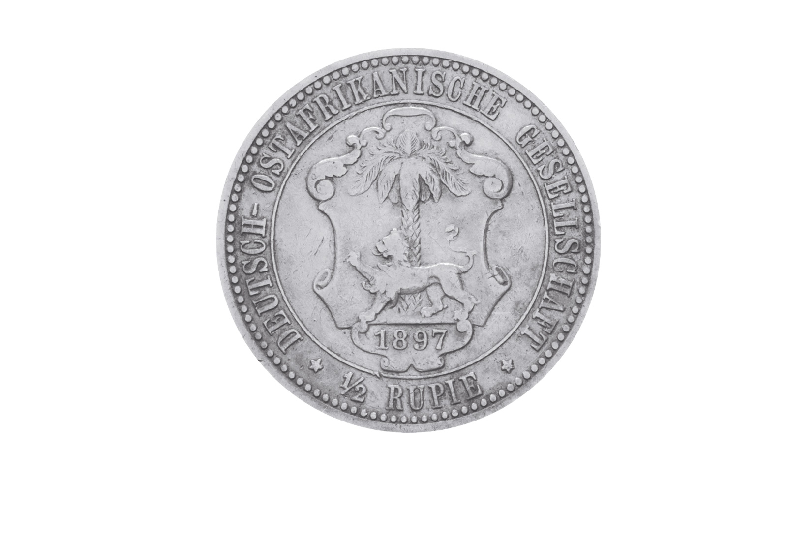 1 / 2 Rupie 1891 - 1901 Deutsch - Ostafrika 1890 - 1916 Jaeger-Nr. 712