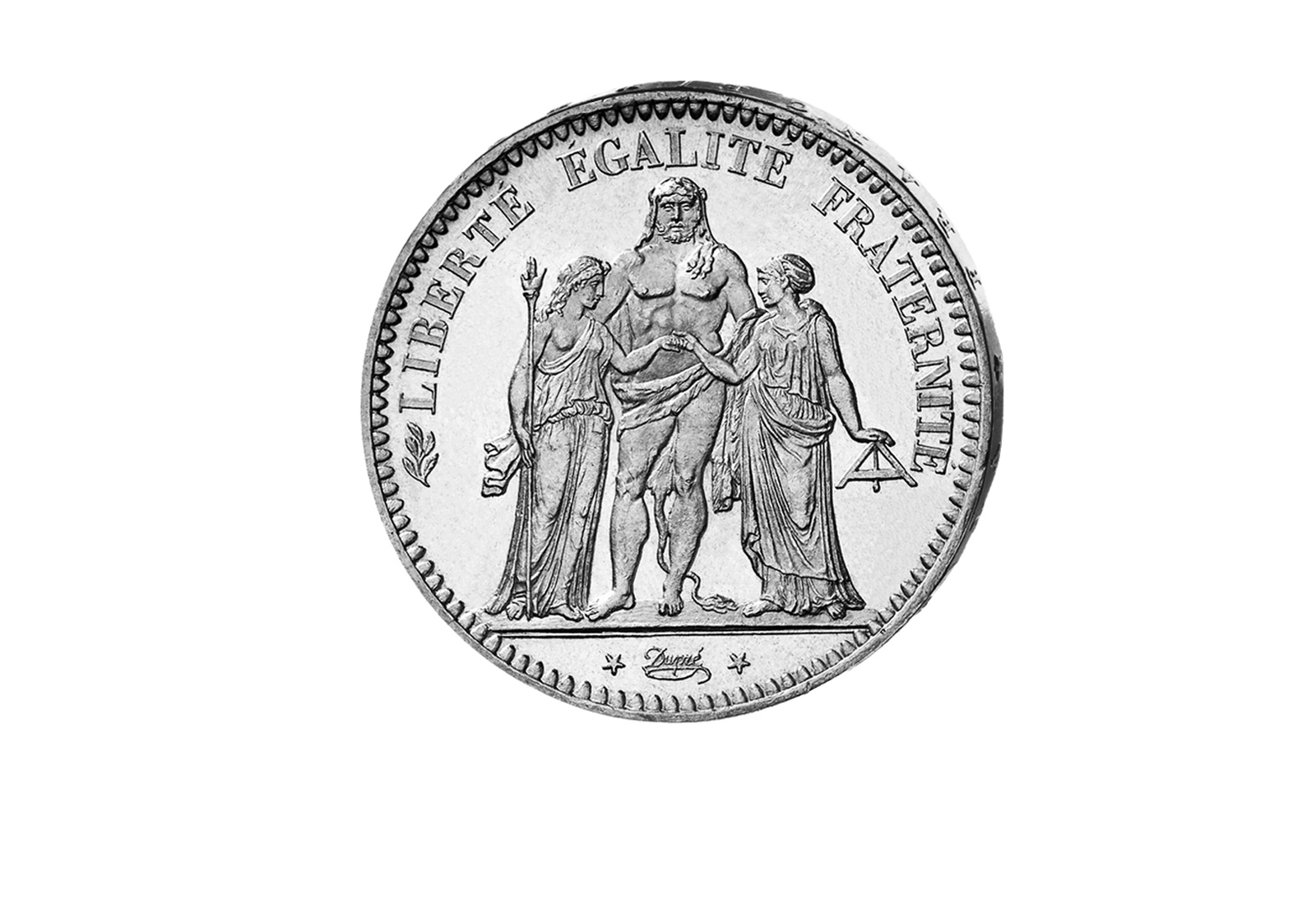 5 Frances 1870 - 1878 Frankreich Herkulesgruppe