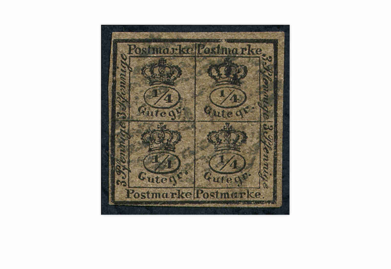 Briefmarke Altdeutschland Braunschweig Freimarke 1857 Michel-Nr. 9 gestempelt