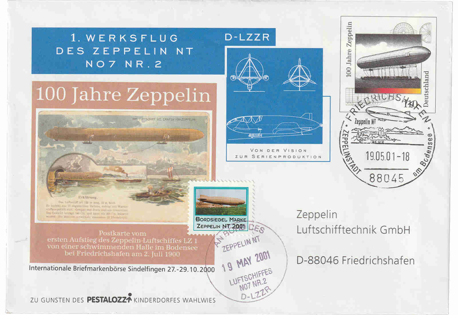 Zeppelin Beleg 2001