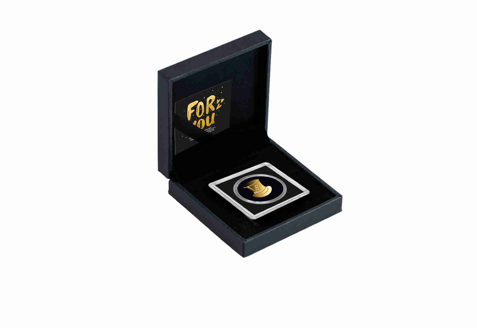 Goldmünze Motiv "Schornsteinfeger" 999/1000 Gold Geschenk