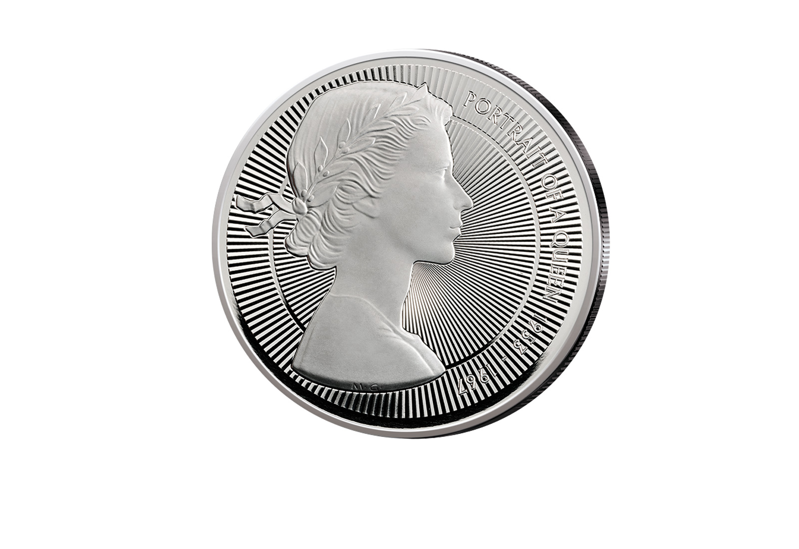1 oz Platin 2026 Großbritannien - Die junge Queen Elisabeth II. PP