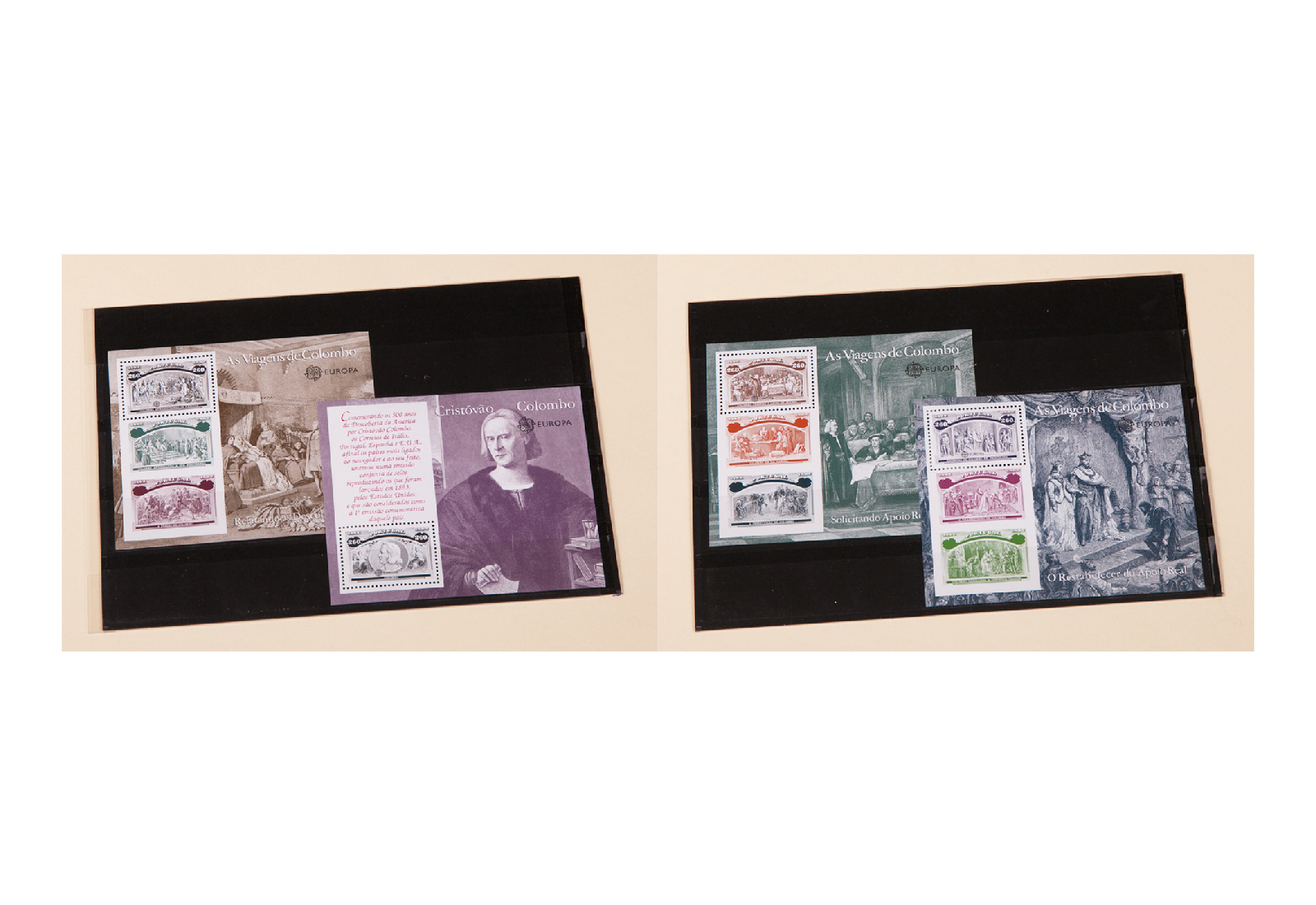 Briefmarken CEPT Ausgaben aus 1992 Thema 500. Jahrestag Amerika postfrisch per 5 Stück