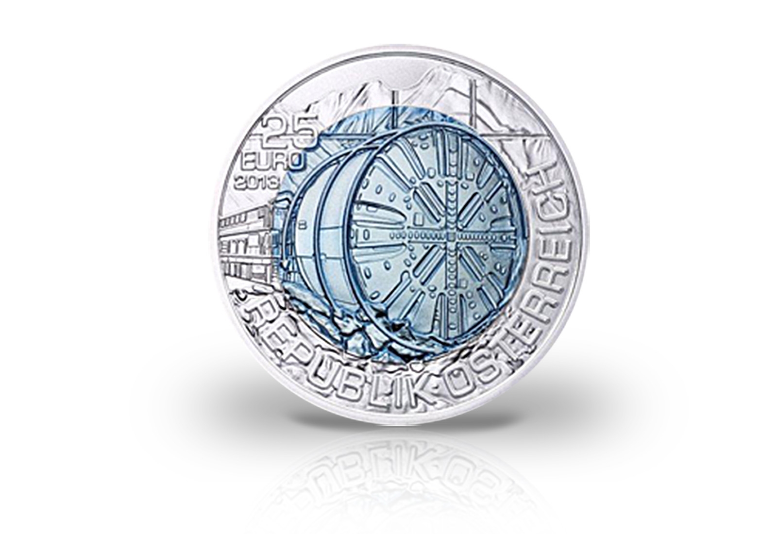 25 Euro 2013 Österreich Tunnelbau hgh