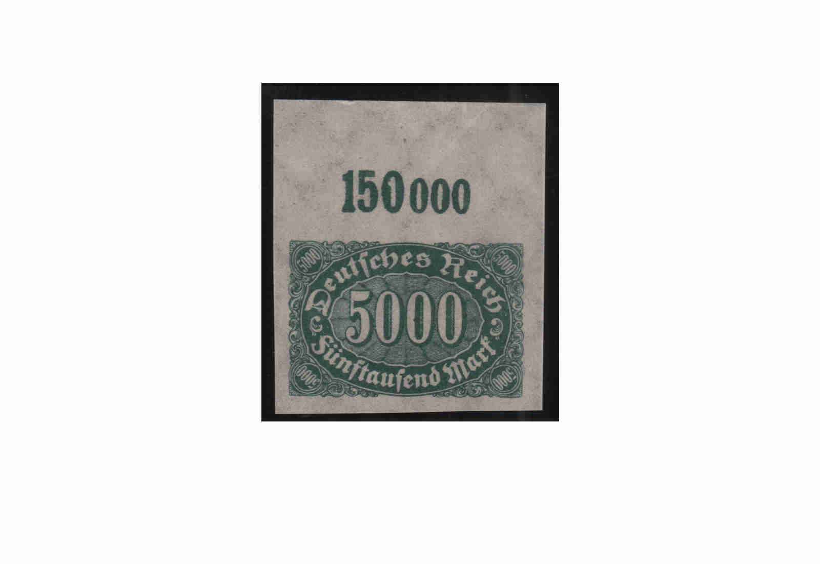 Briefmarke Deutsches Reich Ziffern im Oval 1923 Michel-Nr. 256 U OR postfrisch