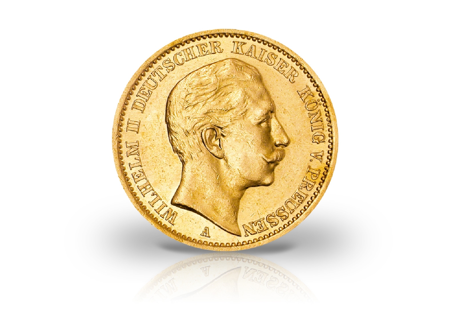 20 Mark Goldmünze 1890-1911 Deutsches Kaiserreich Preußen Kaiser Wilhelm II. Jaeger-Nr. 252