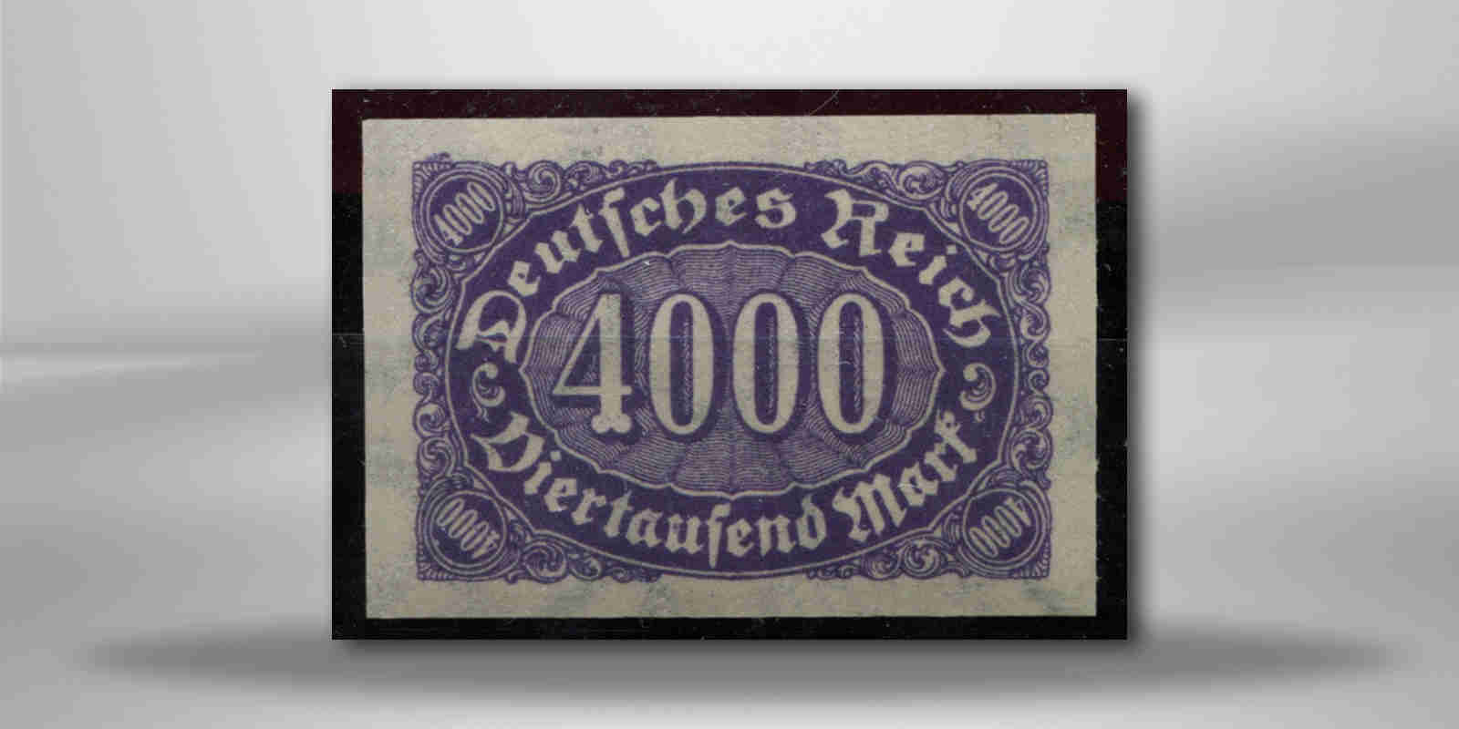 Briefmarke Deutsches Reich Ziffern im Oval 1923 Michel-Nr. 255 U postfrisch