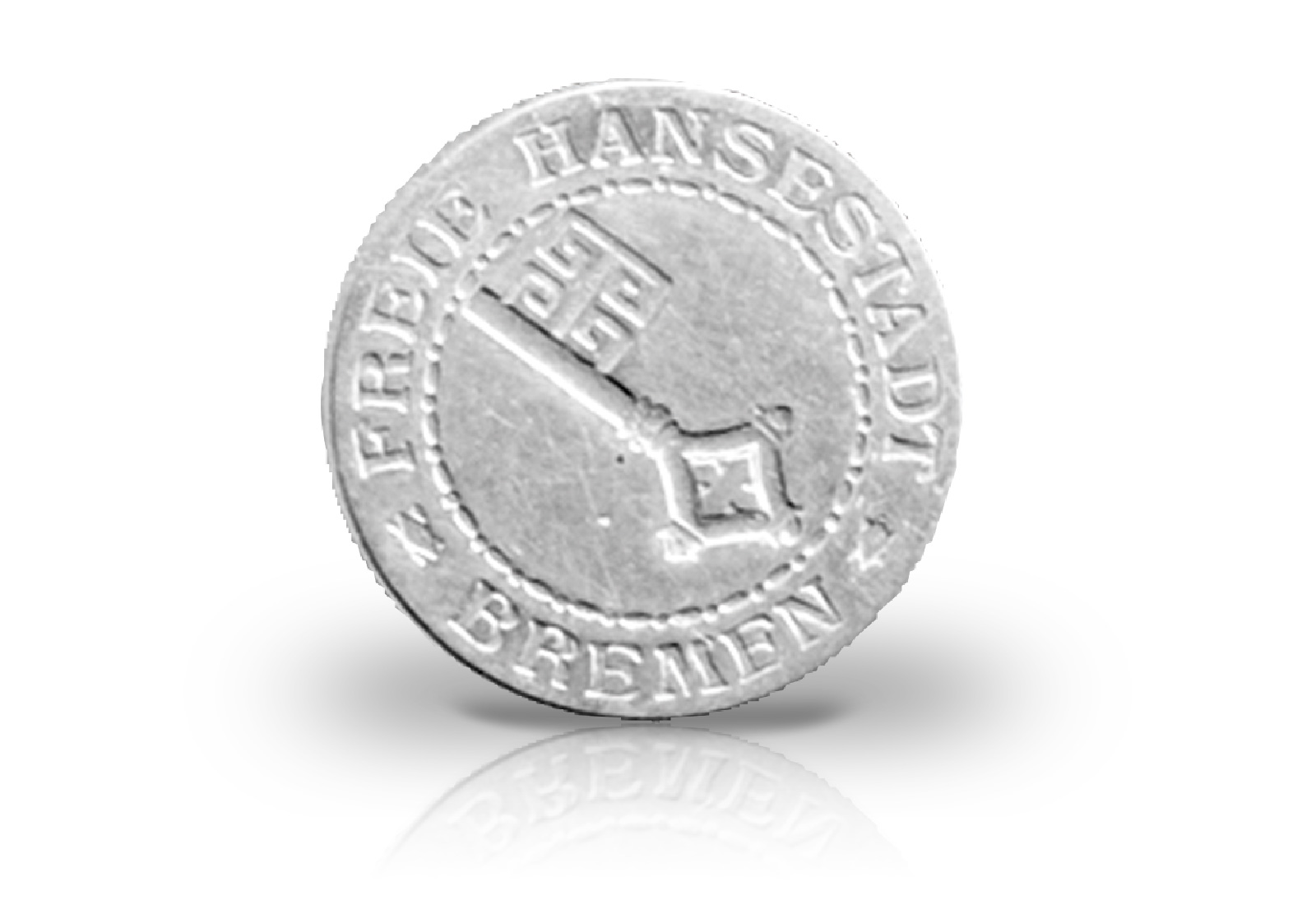 10 Verrechnungs-Pfennig Weimarer Republik Hansestadt Bremen N42