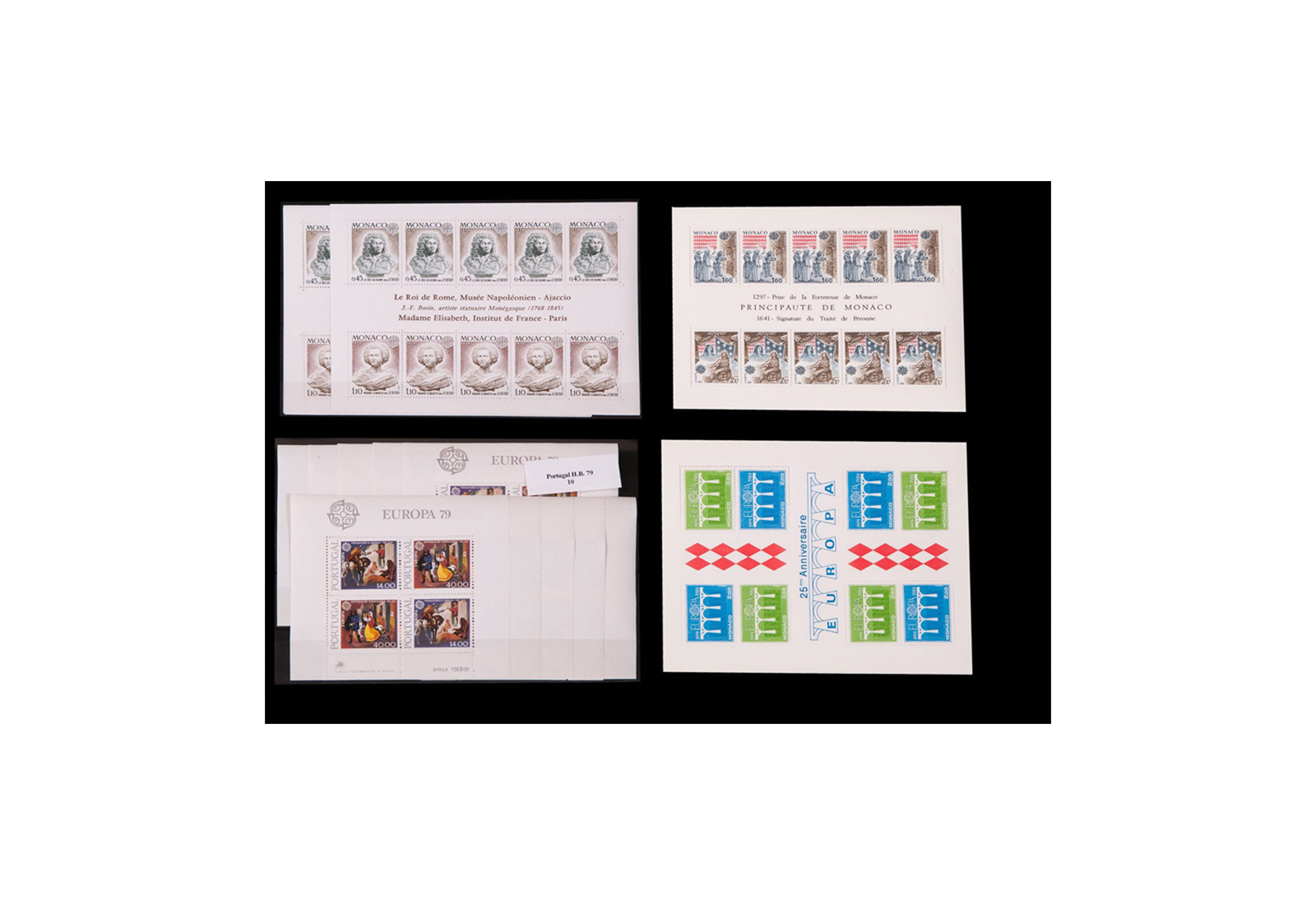 Briefmarken CEPT 25 verschiedene Blocks postfrisch per 10 Stück