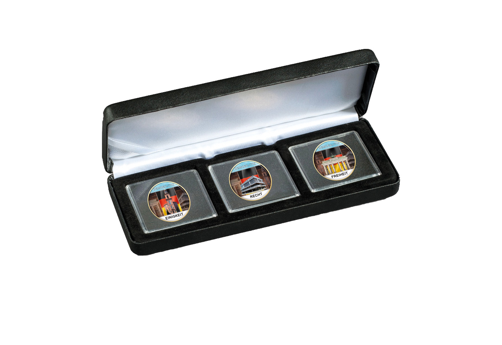 3x2 Euro Set vergoldet mit Farbapplikation Deutschland