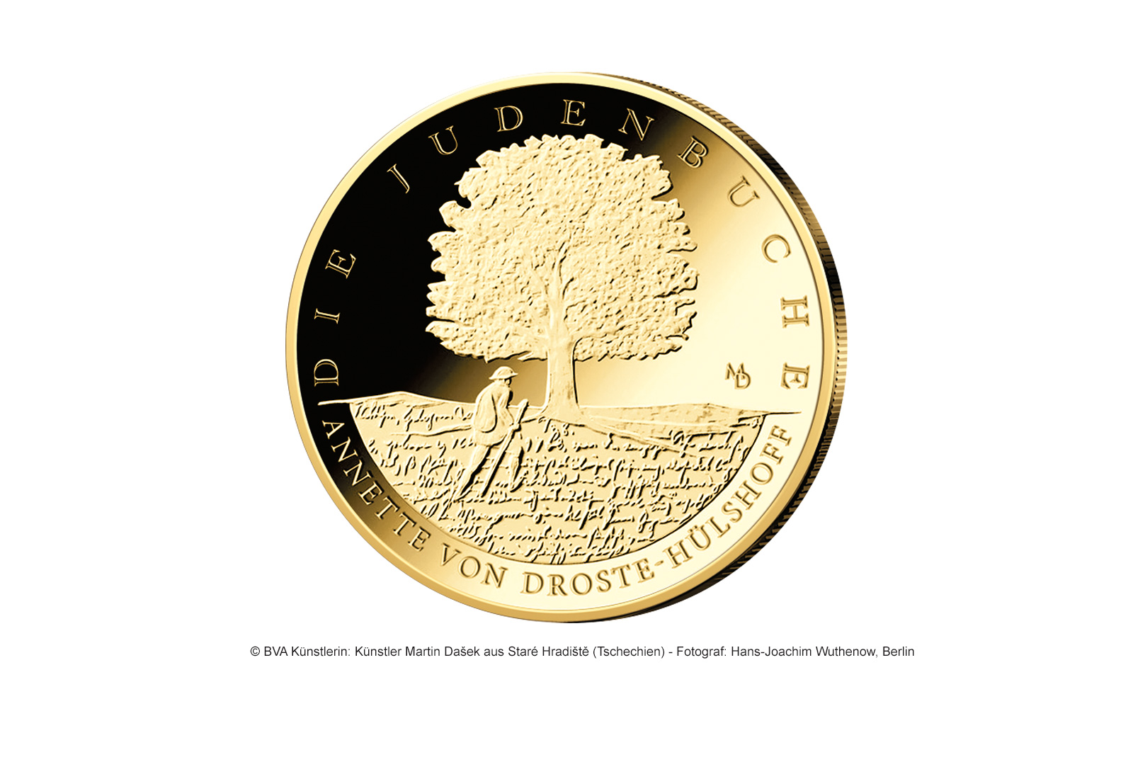 100 Euro 2026 Deutschland Goldmünze "Die Judenbuche" Prägestätte unserer Wahl