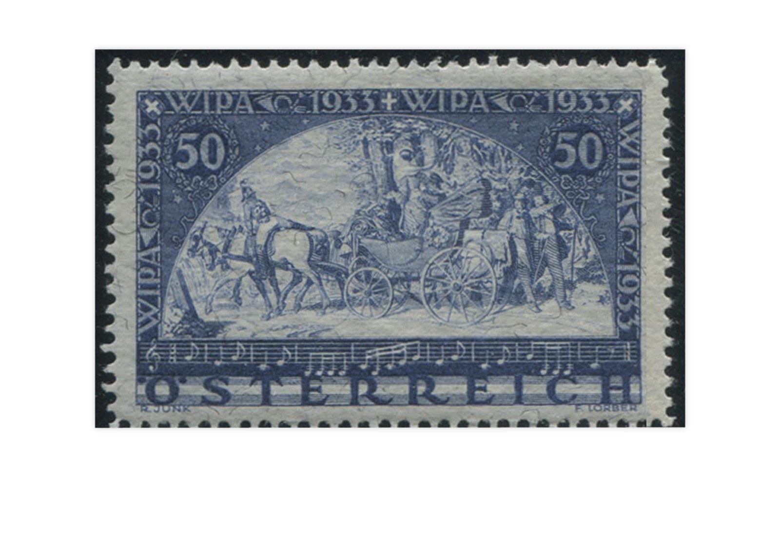 1. Republik Österreich WIPA 1933 Mi.Nr. 556 A Falz