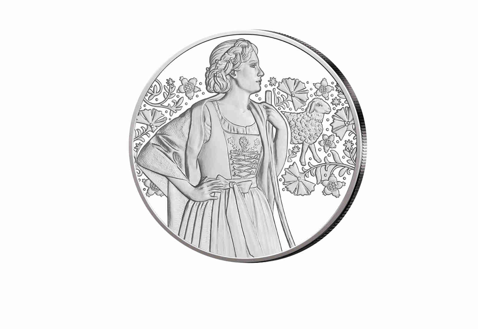 10 Euro Silbermünze 2026 Österreich Aufjuchazn - Loden hgh