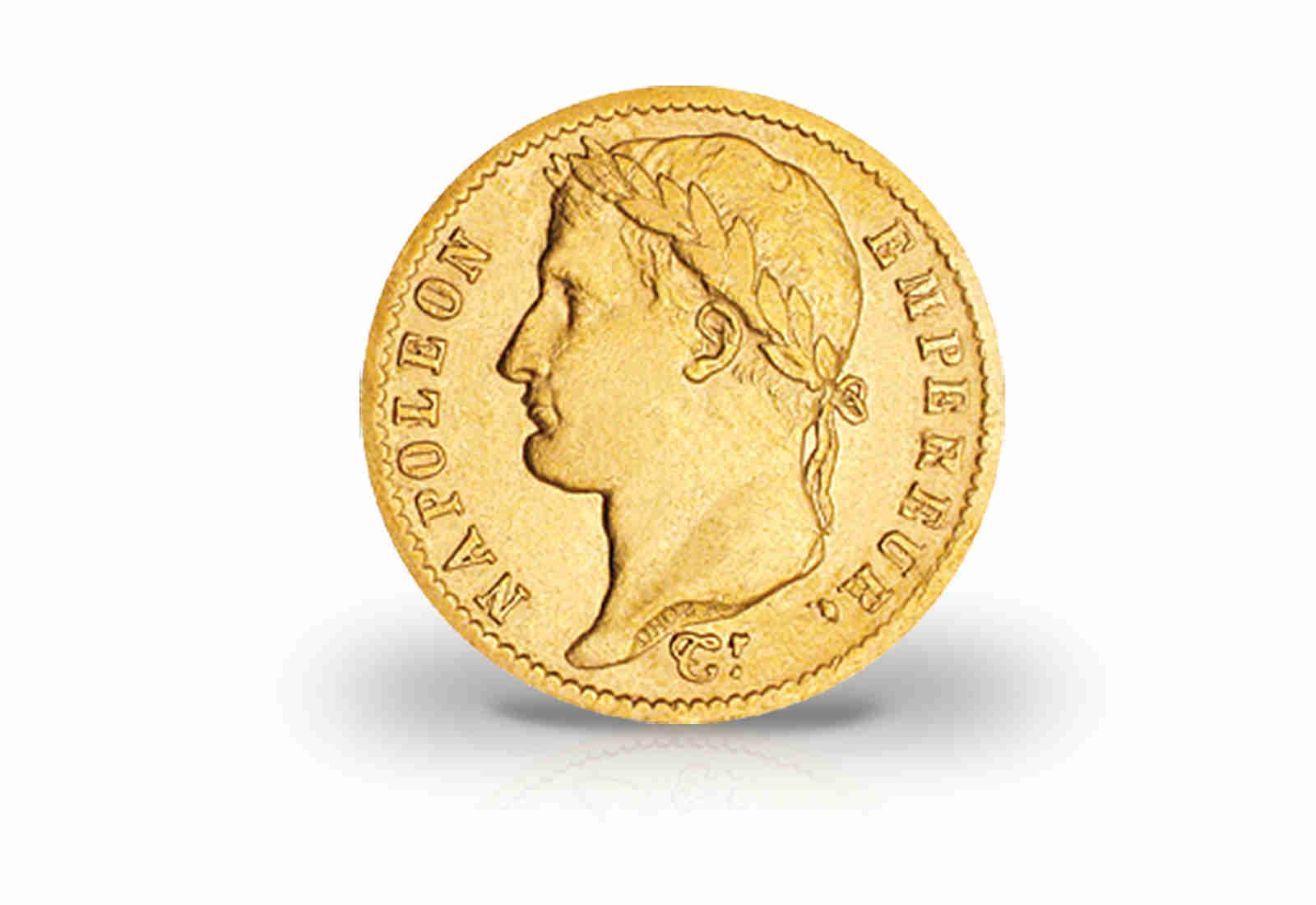 20 Francs Goldmünze 1809-1813 Frankreich Napoleon I. mit Kranz