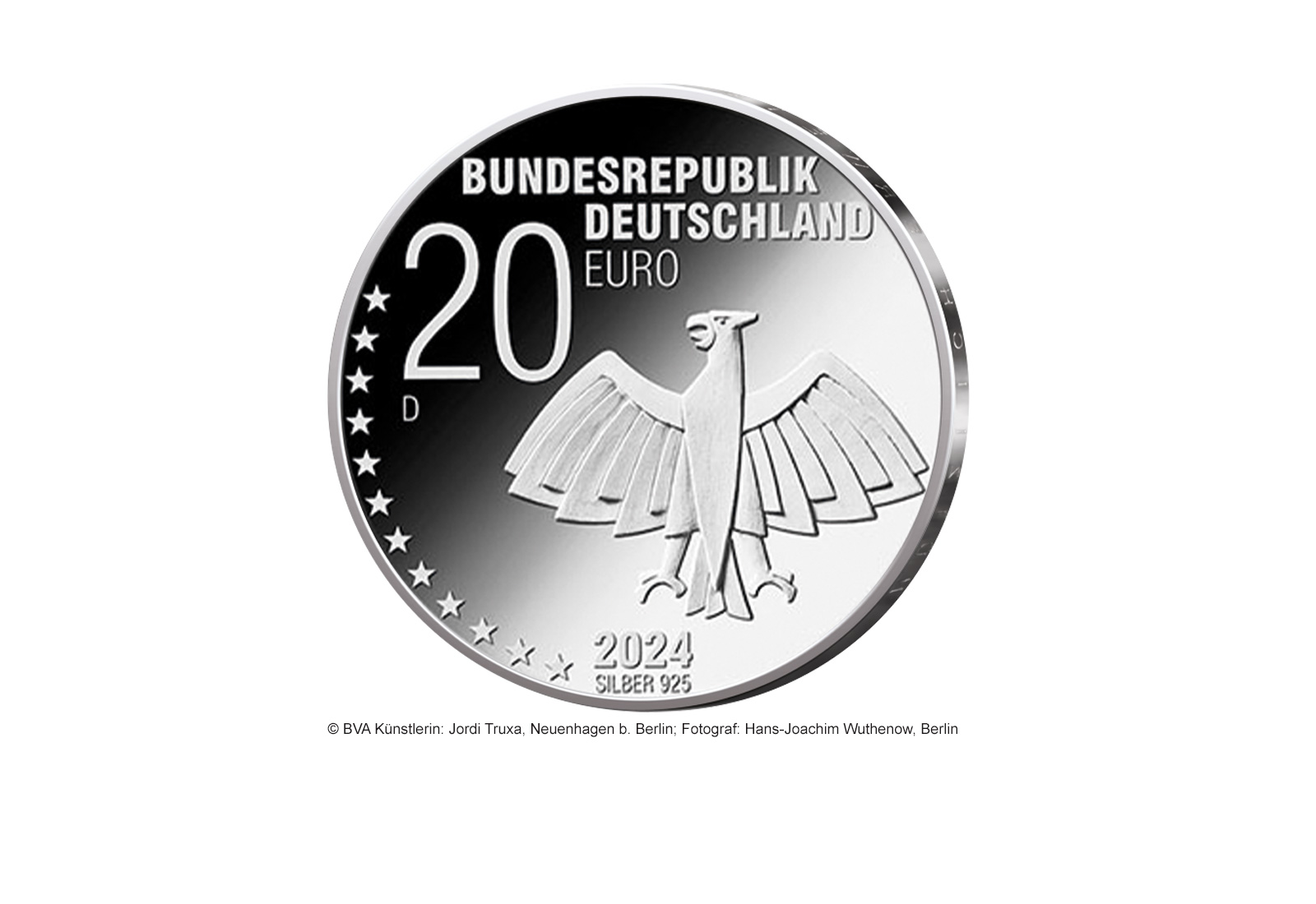 20 Euro Silbermünze 2024 Deutschland 125. Geburtstag Erich Kästner st