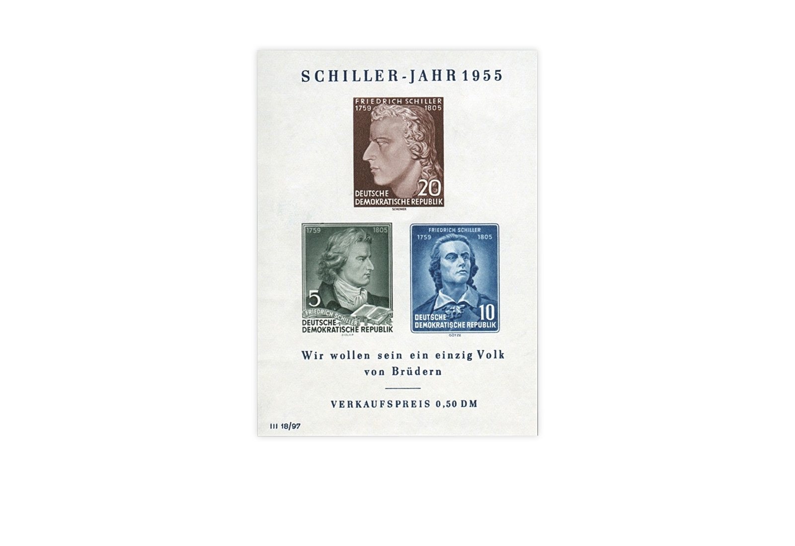 DDR Block 12 IV postfrisch