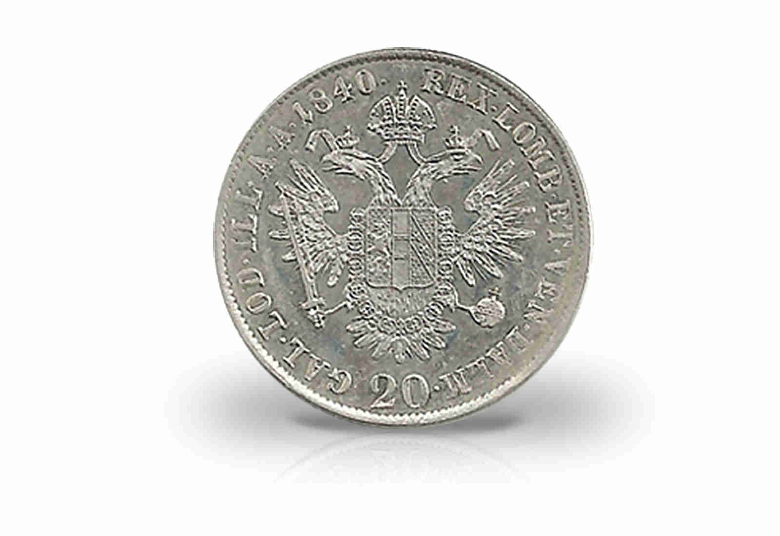 20 Kreuzer 1837-1848 Österreich Ferdinand I.