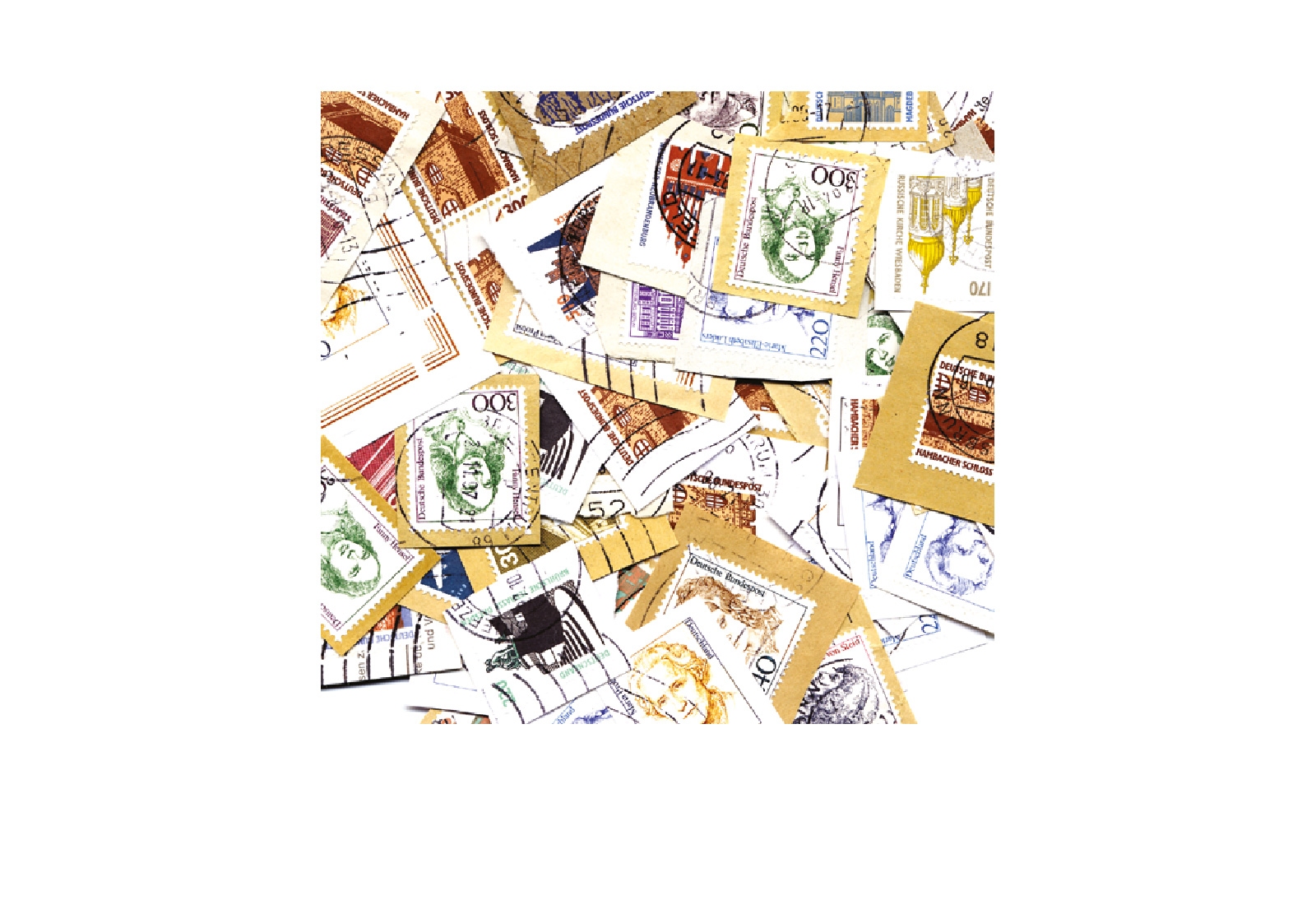 BRD Freimarken 100 g