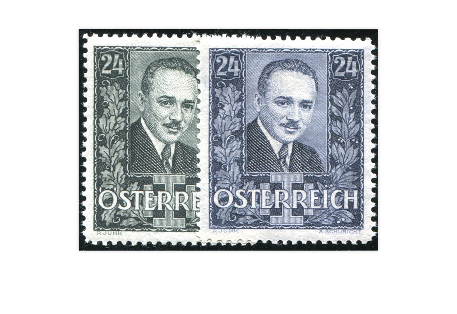 1. Republik Österreich Dollfuß 1934 Mi.Nr. 589/590 I gestempelt
