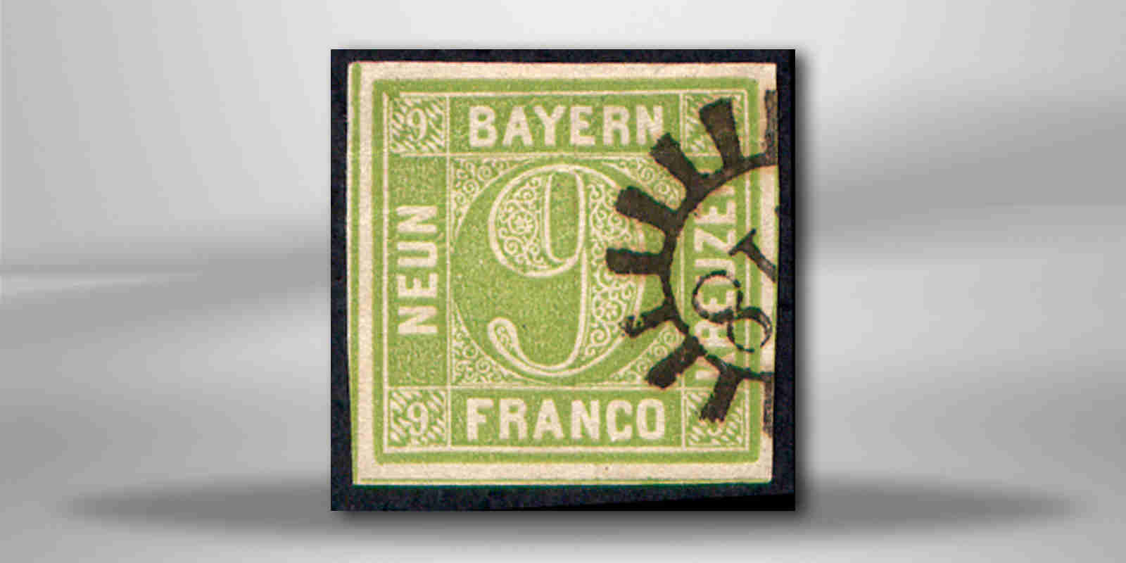 Briefmarke Altdeutschland Bayern Freimarke 1850 Michel-Nr. 5 gestempelt