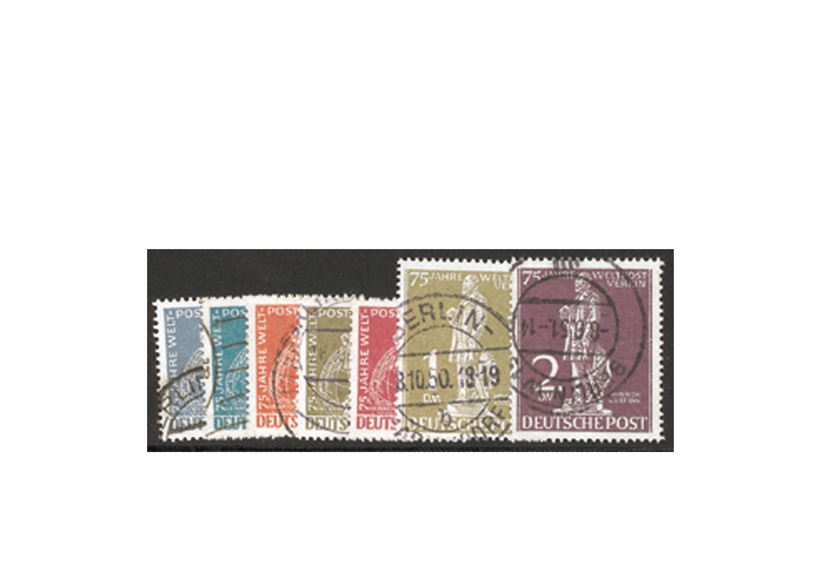 Berlin Frühausgaben Mi.Nr. 35/41 gestempelt