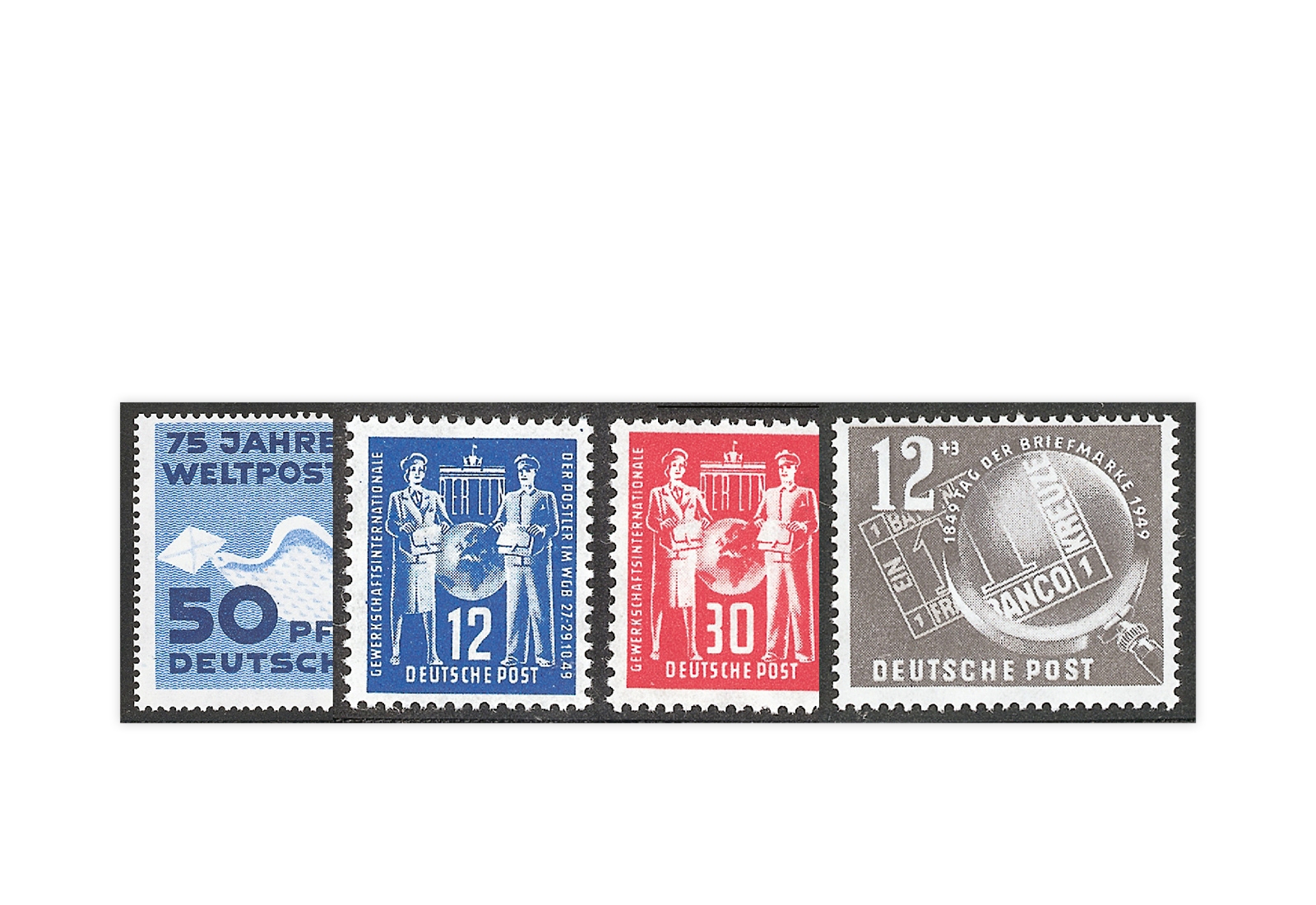 DDR Jahrgang 1949 Mi.Nr. 242-245 gestempelt