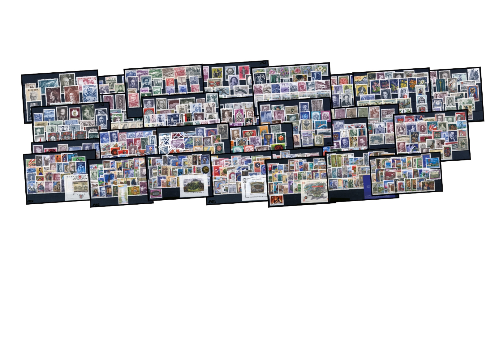 Briefmarken Österreich Jahrgänge 1960 bis 1989 Michel-Nr. 1073-1977 postfrisch