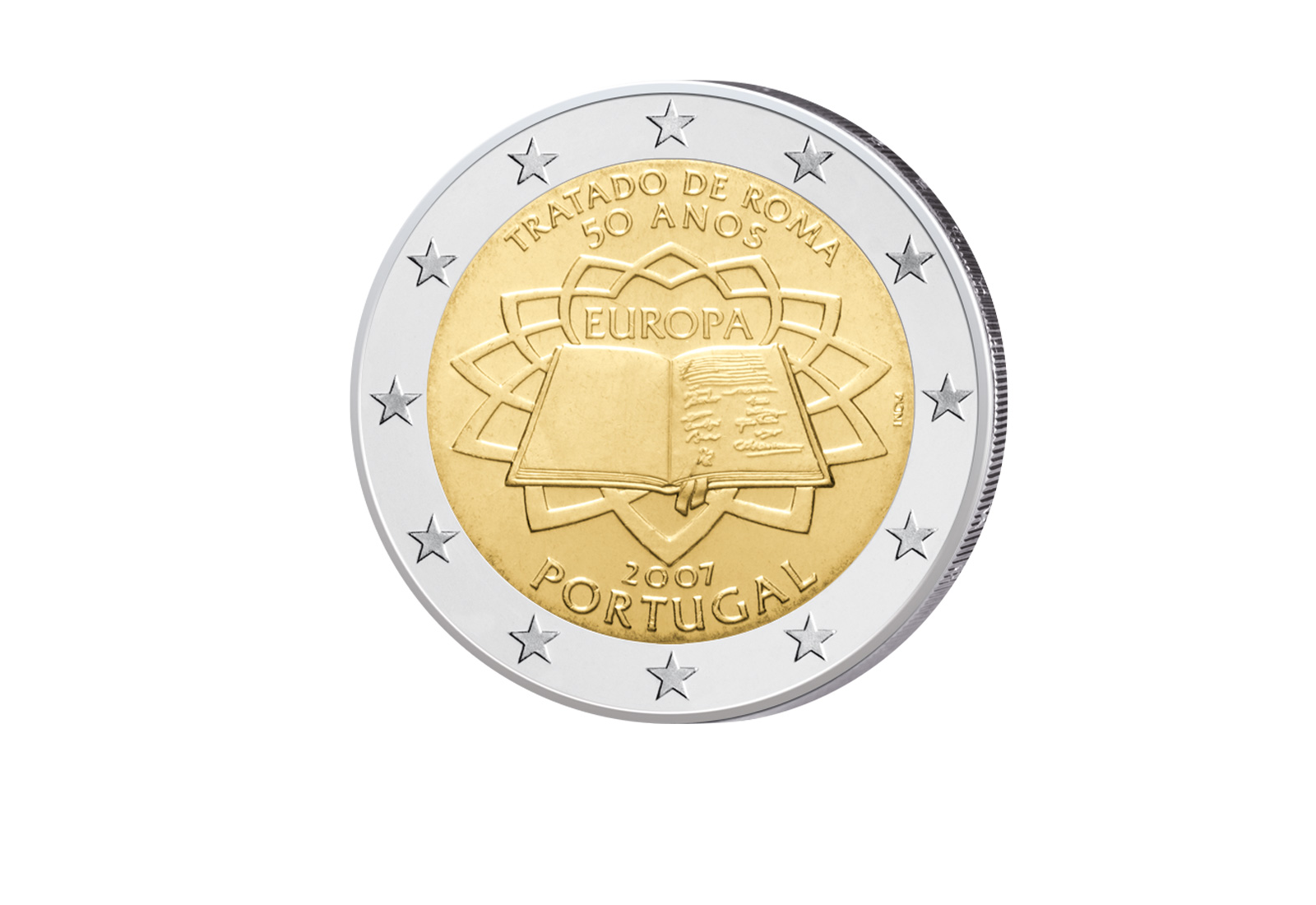 2 Euro 2007 Portugal Römische Verträge