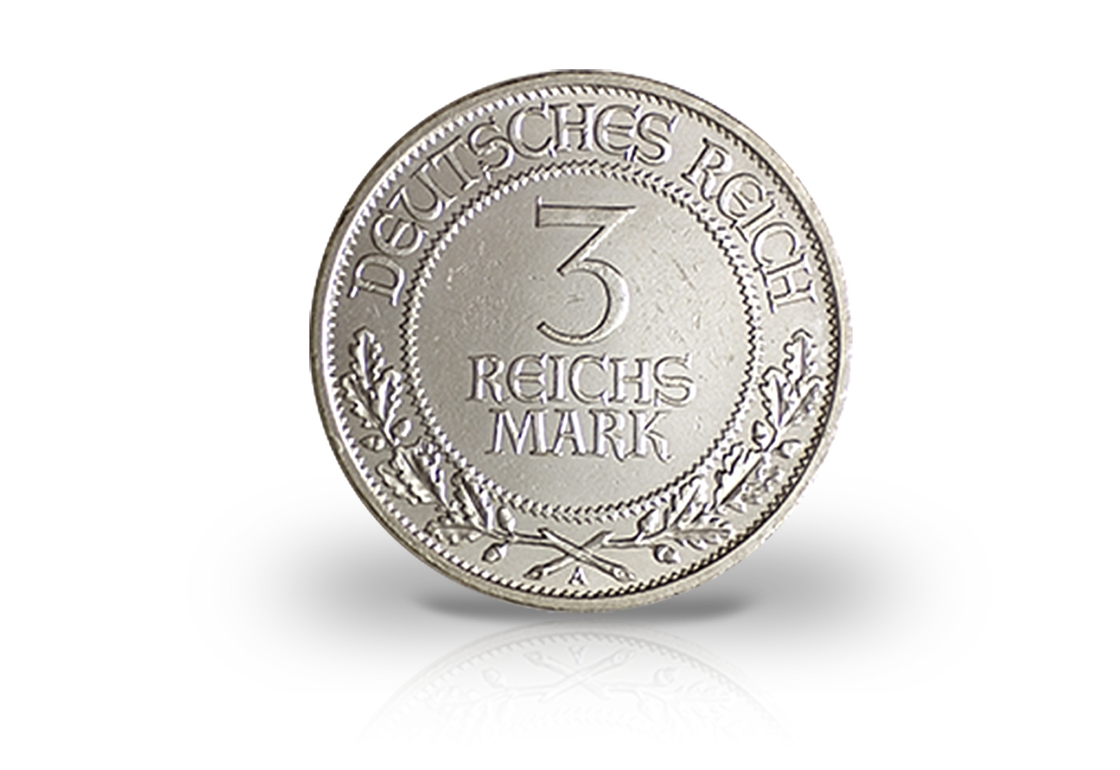 3 Reichsmark 1926 Weimarer Republik 700. Jahre Reichsfreiheit Lübeck Jaeger-Nr. 323